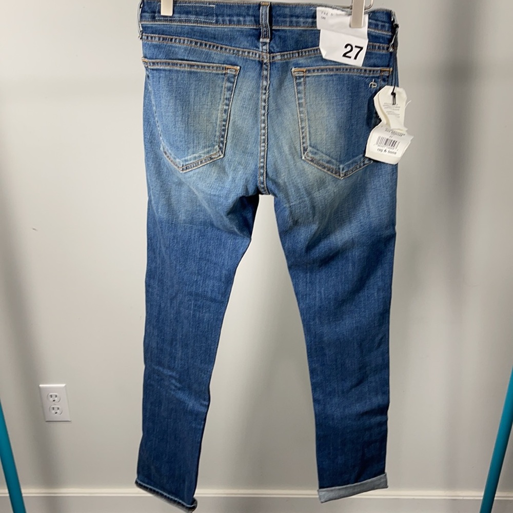 New with tags thrashed Rag&Bone skinny jeans - Picture 3 of 5